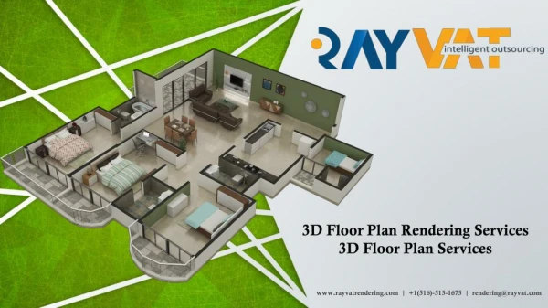 3D Floor Plan Rendering Services,3D Floor Plan Services