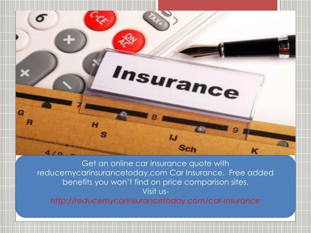 get an online car insurance quote with