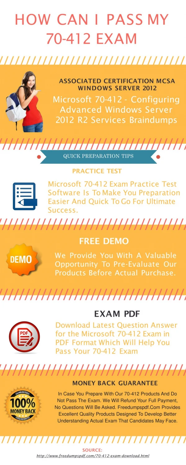 Pass your Microsoft 70-412 Exam With (Freedumpspdf.com)