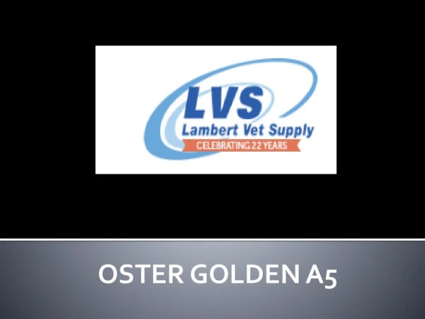 Oster golden a5
