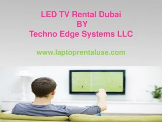 LED TV Rental UAE | LED TV Rental in Dubai| LED Screen Rental Dubai