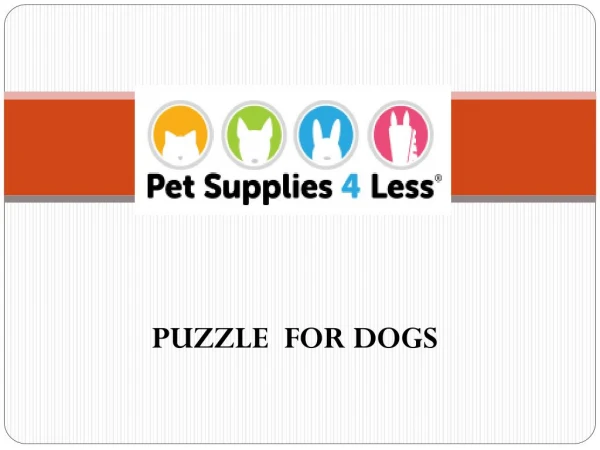 Max puzzle for Dogs
