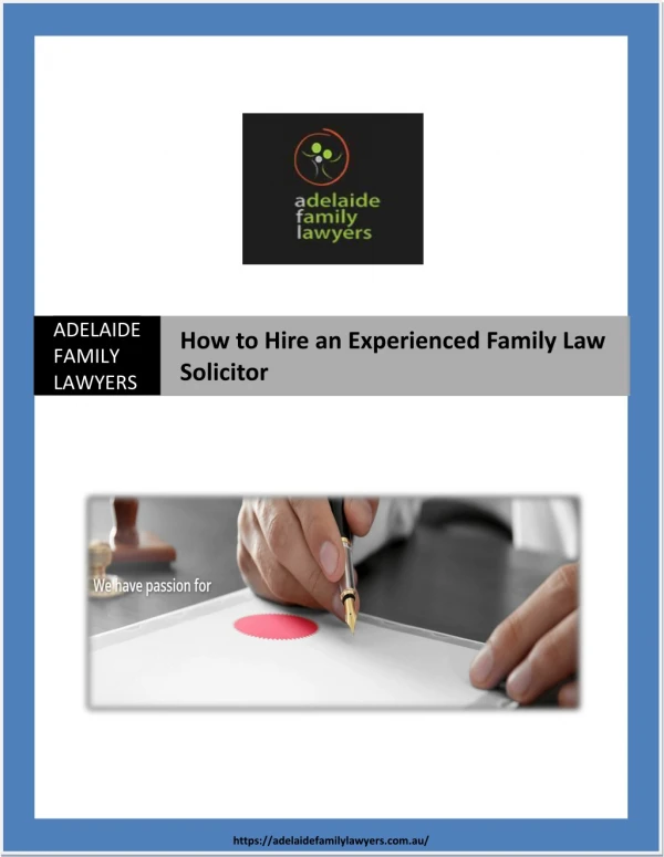 Family Law Solicitors Australia