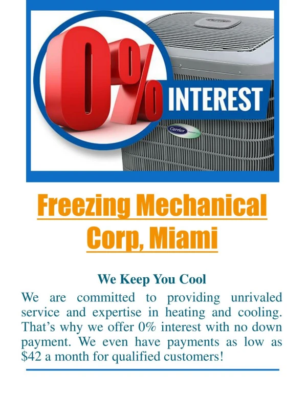 freezing mechanical corp miami