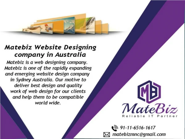 matebiz.com.au is a Custom Web Design Company