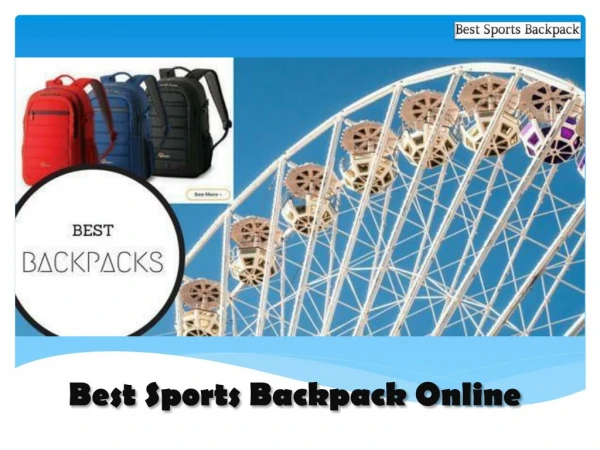 Best Sports Backpack Online