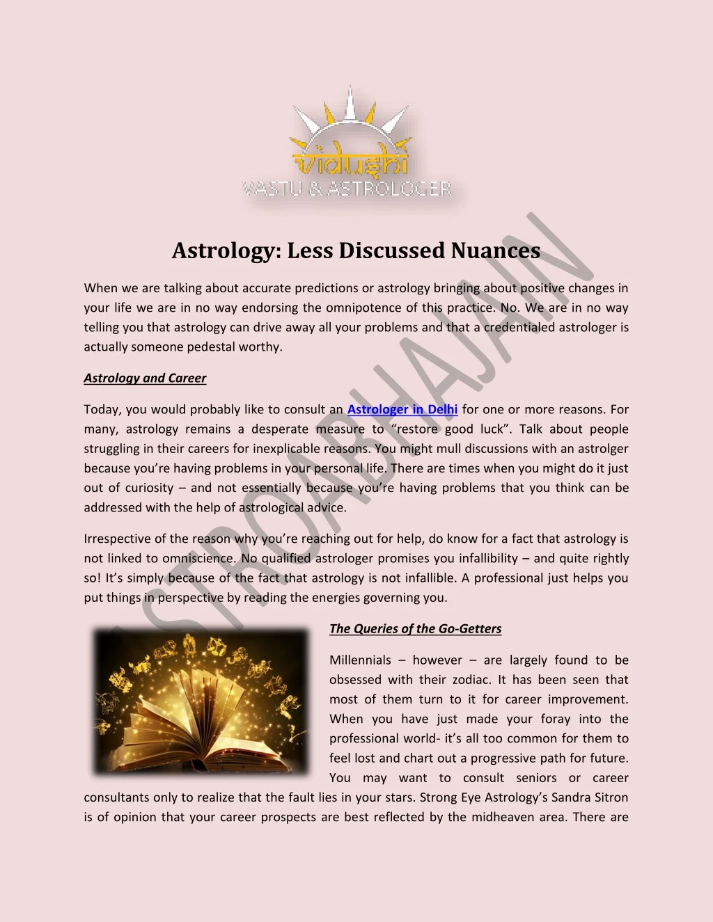 astrology less discussed nuances