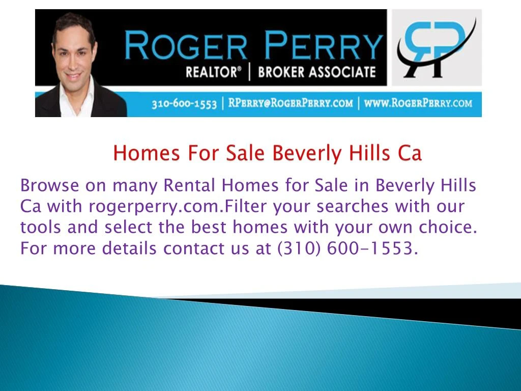 homes for sale beverly hills ca