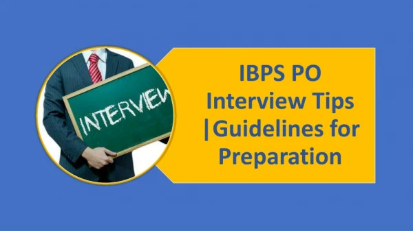 IBPS PO Interview Tips | Guidelines for Preparation