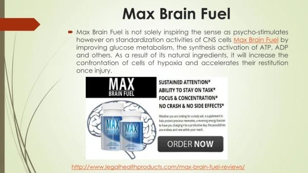 Max Brain Fuel Reviews Does Really Works?