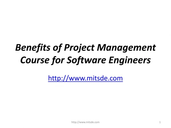 Benefits of Post Graduate Diploma in Project Management Courses for Software Engineers