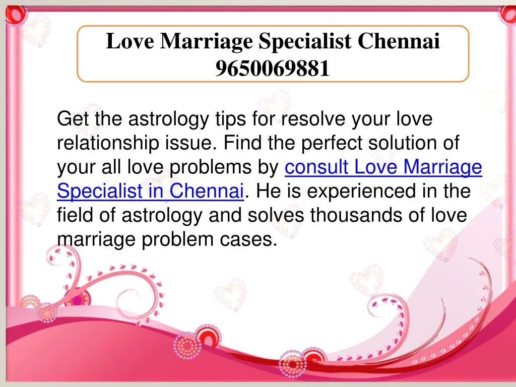 love marriage specialist chennai 9650069881