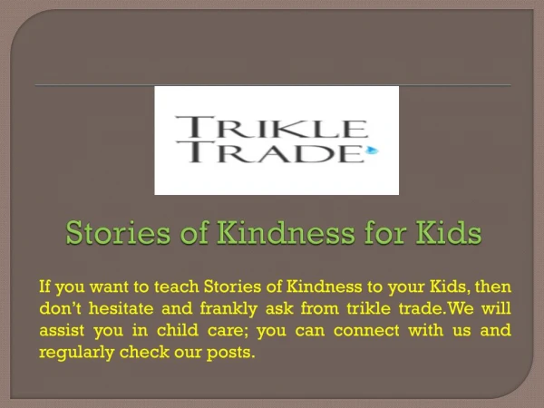 stories of kindness for kids