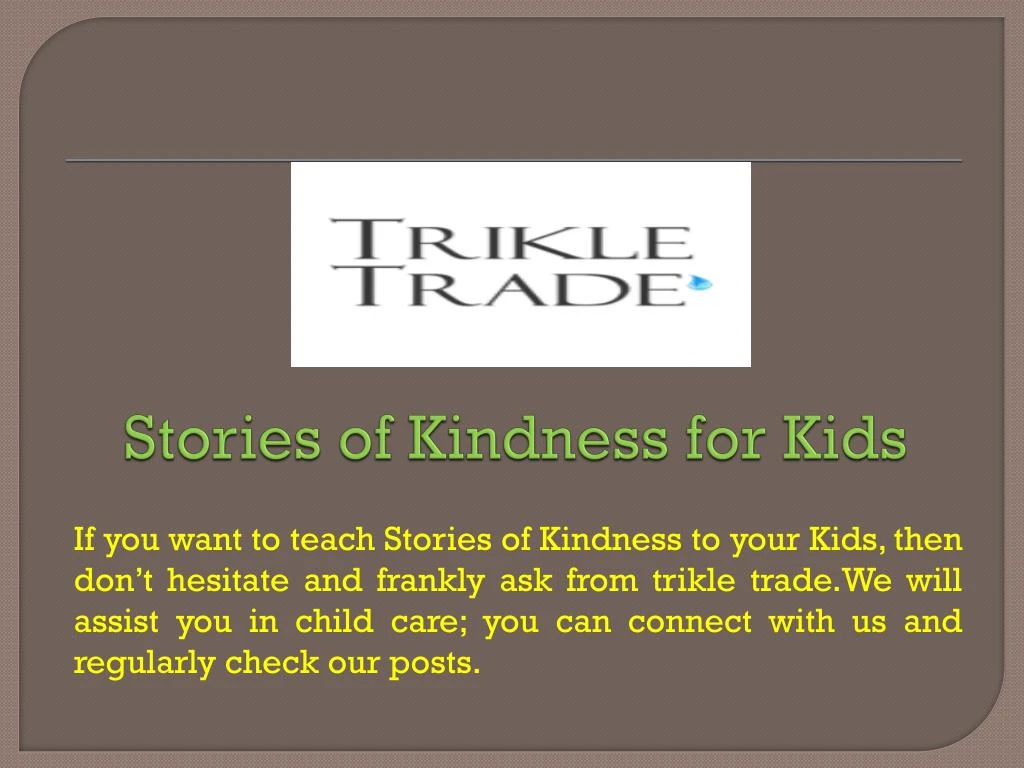 stories of kindness for kids