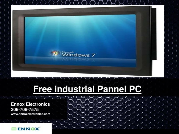 Fanless Industrial Panel Pc at Ennox Electronic
