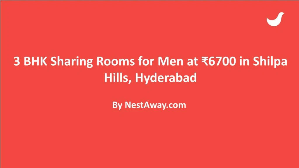 3 bhk sharing rooms for men at 6700 in shilpa