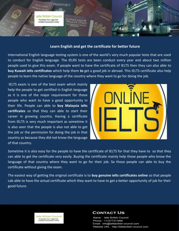 Verifiable ielts certificates online worldwide