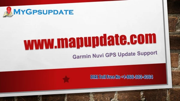 Garmin Nuvi GPS Update Support