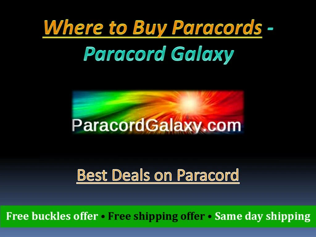 where to buy p aracords paracord galaxy