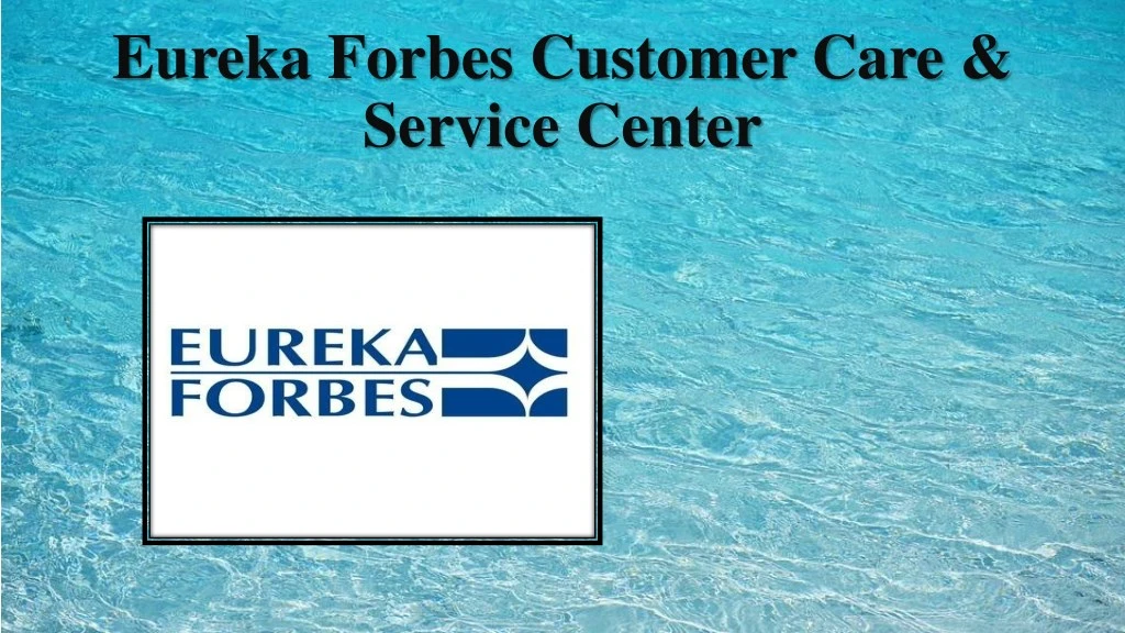 eureka forbes customer care service center