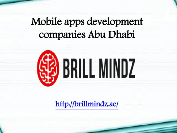Mobile apps development Abu Dhabi