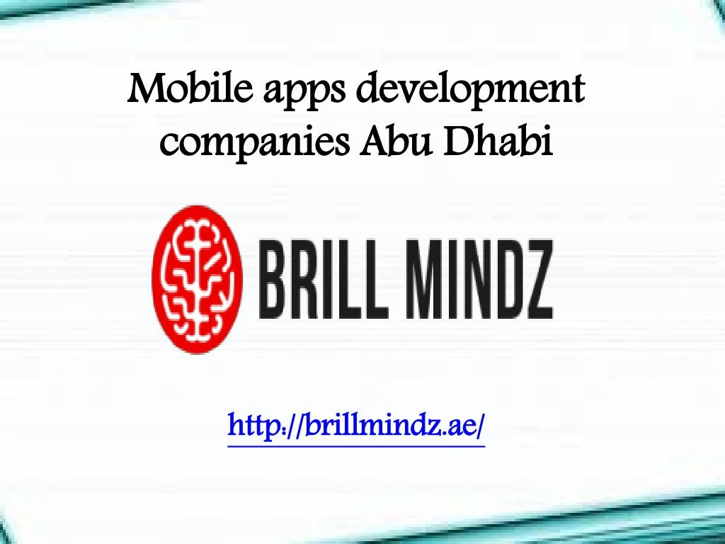 mobile apps development companies abu dhabi