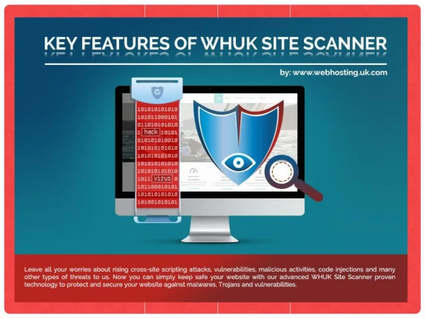 Key features of WHUK site scanner