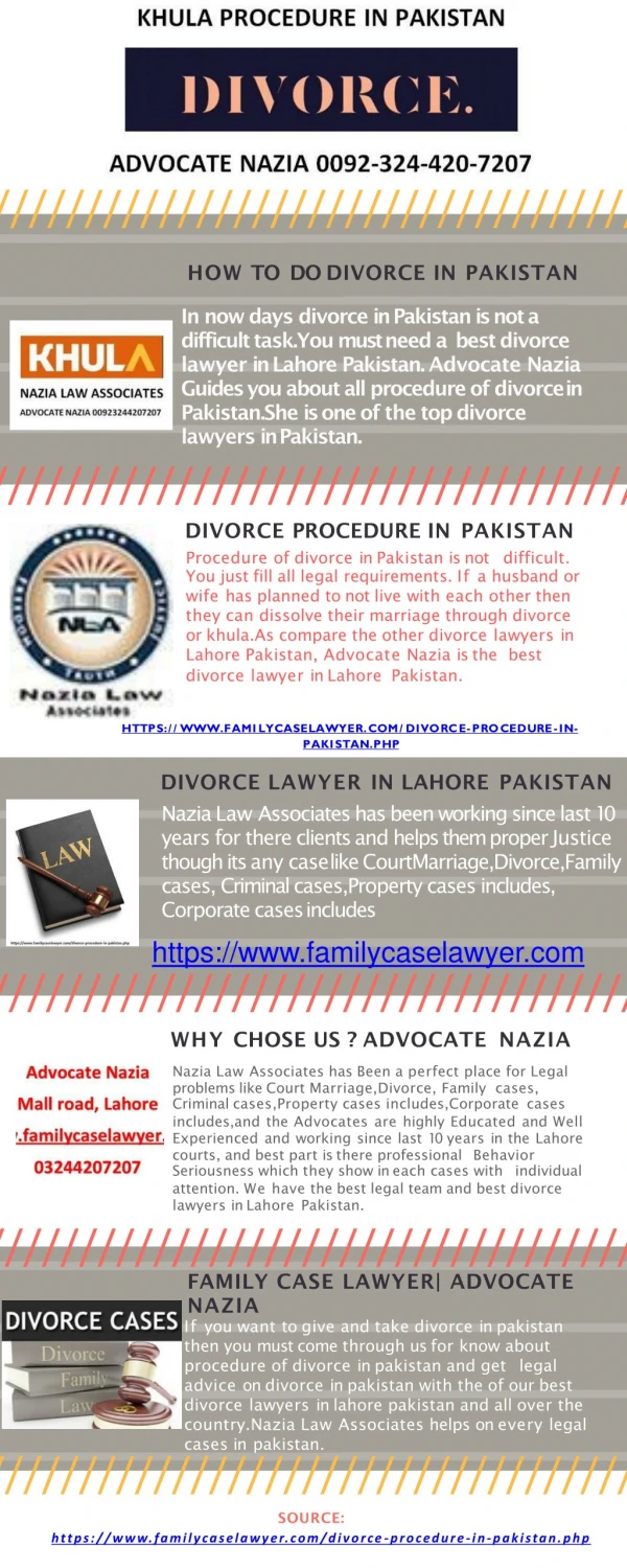 Best Divorce Lawyer In Lahore Pakistan | Family Case Lawyer