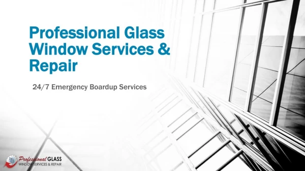 Hire an expert Emergency Broken Glass Repair Service at Rockville MD