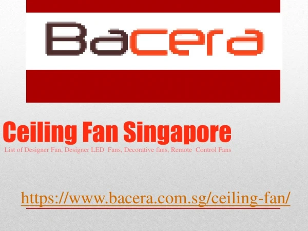 Ceiling Fan Singapore