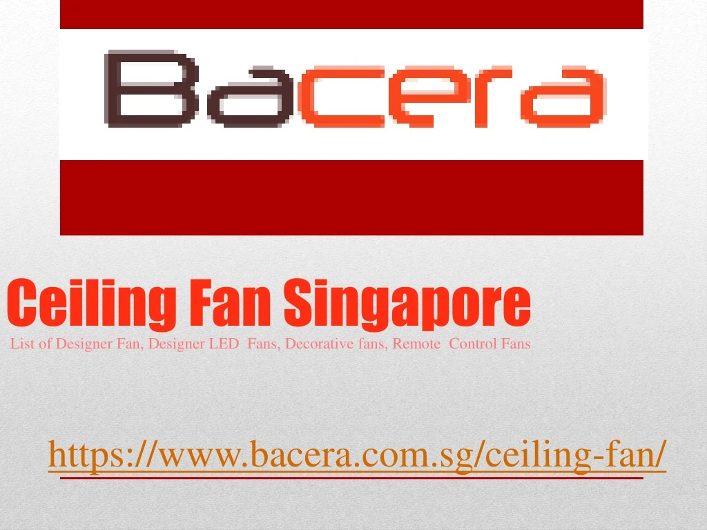 ceiling fan singapore list of designer