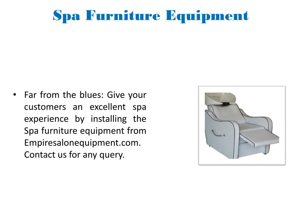 spa furniture equipment