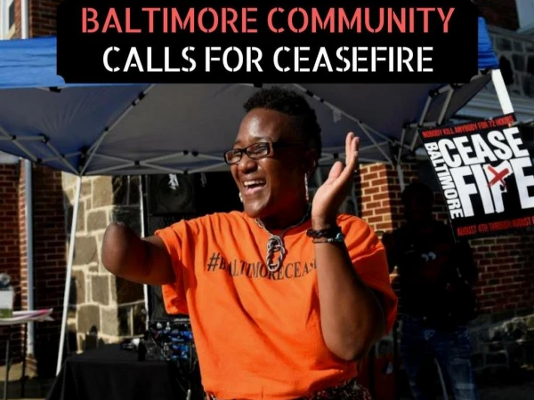 Baltimore Group Calls for Ceasefire Weekend