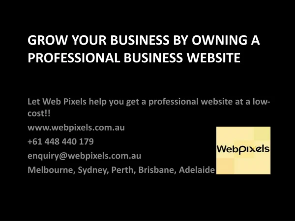 Small Business Website Design in Melbourne, Perth, Brisbane, Sydney