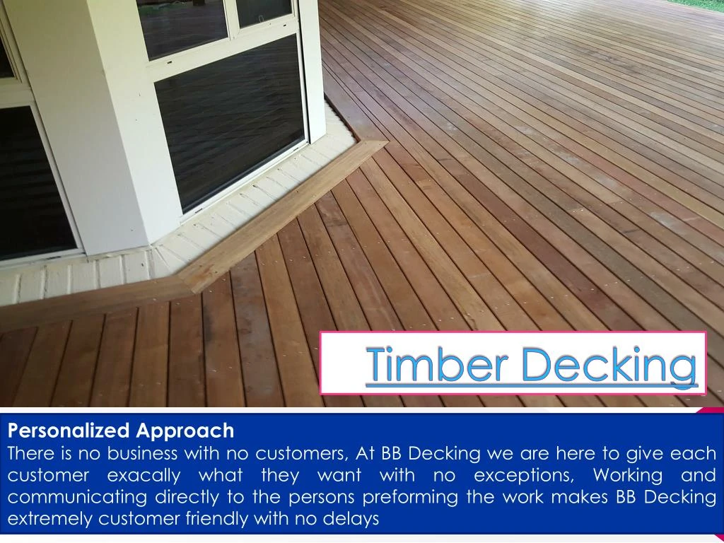 timber decking