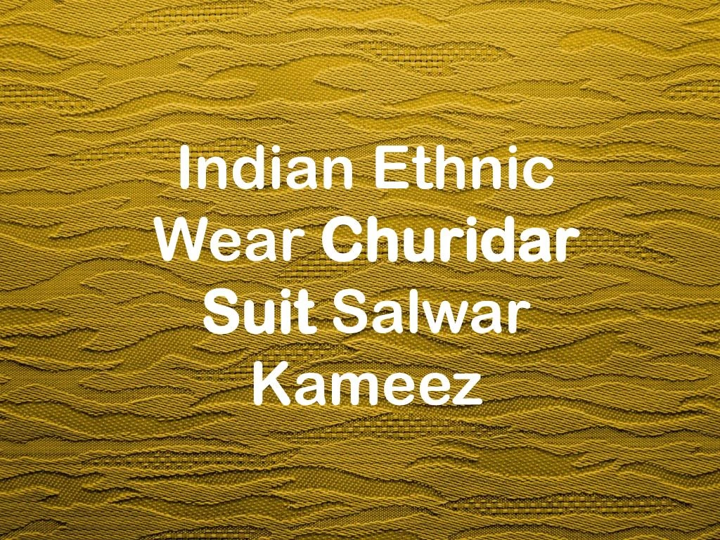 indian ethnic wear churidar suit salwar kameez