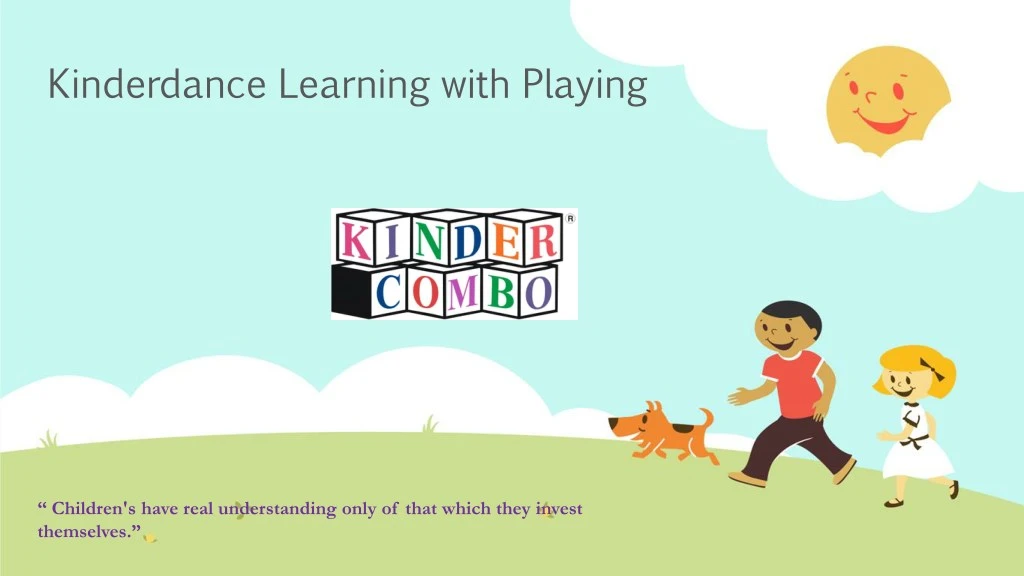 kinderdance learning with playing