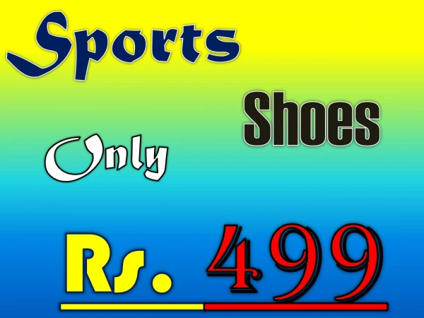 Awesome Sports Shoes For Men In 499 Rupees Only