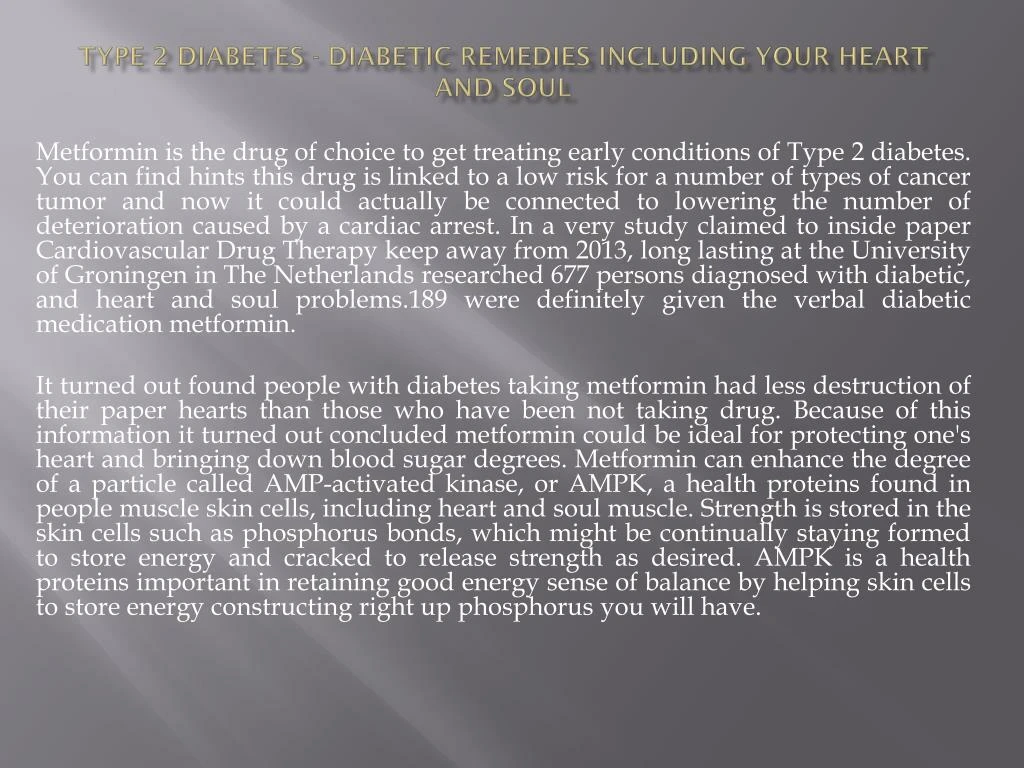 type 2 diabetes diabetic remedies including your heart and soul