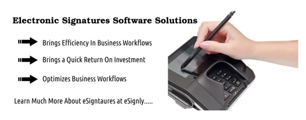 eSignly's Best Electronic Signatures Software for Business