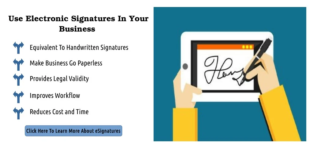 use electronic signatures in your business