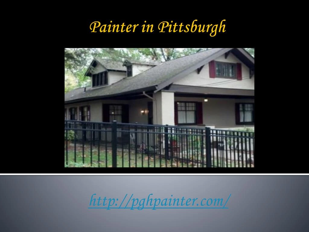 p ainter in pittsburgh
