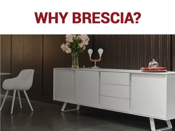 Why Brescia for Your Furniture