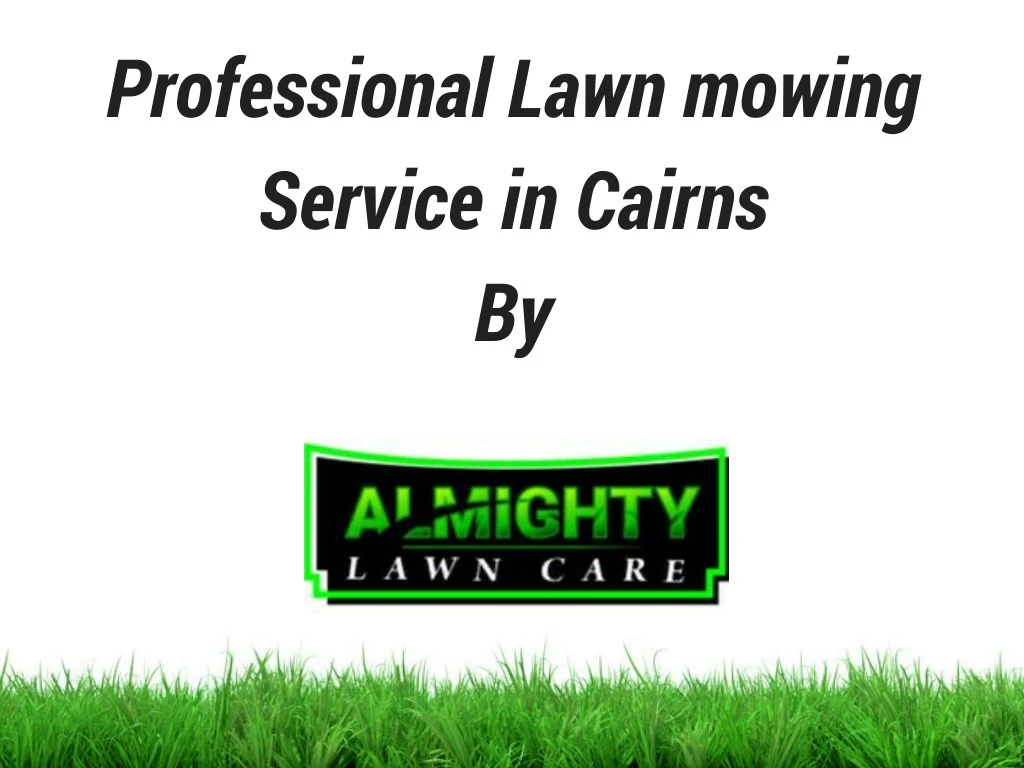 professional lawn mowing service in cairns by