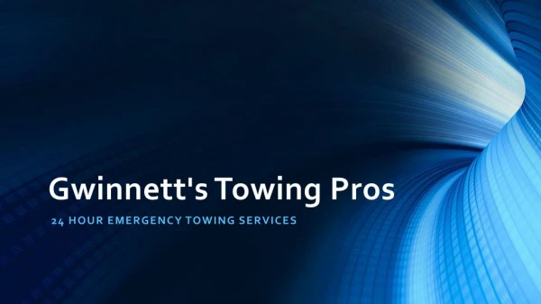 24 Hour Emergency Towing Services | Gwinnett's Towing Pros