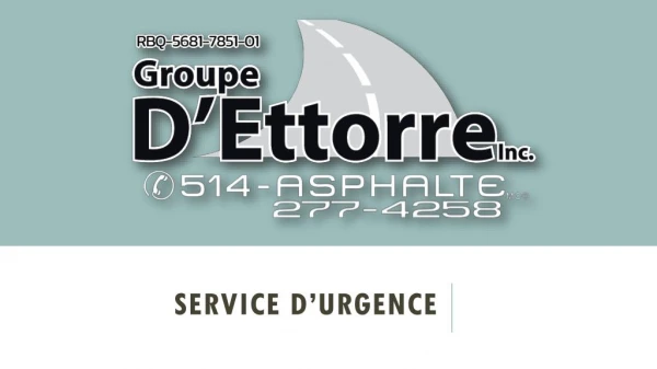 service d urgence