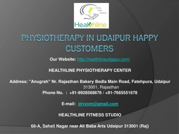 Physiotherapy in Udaipur Happy Customers