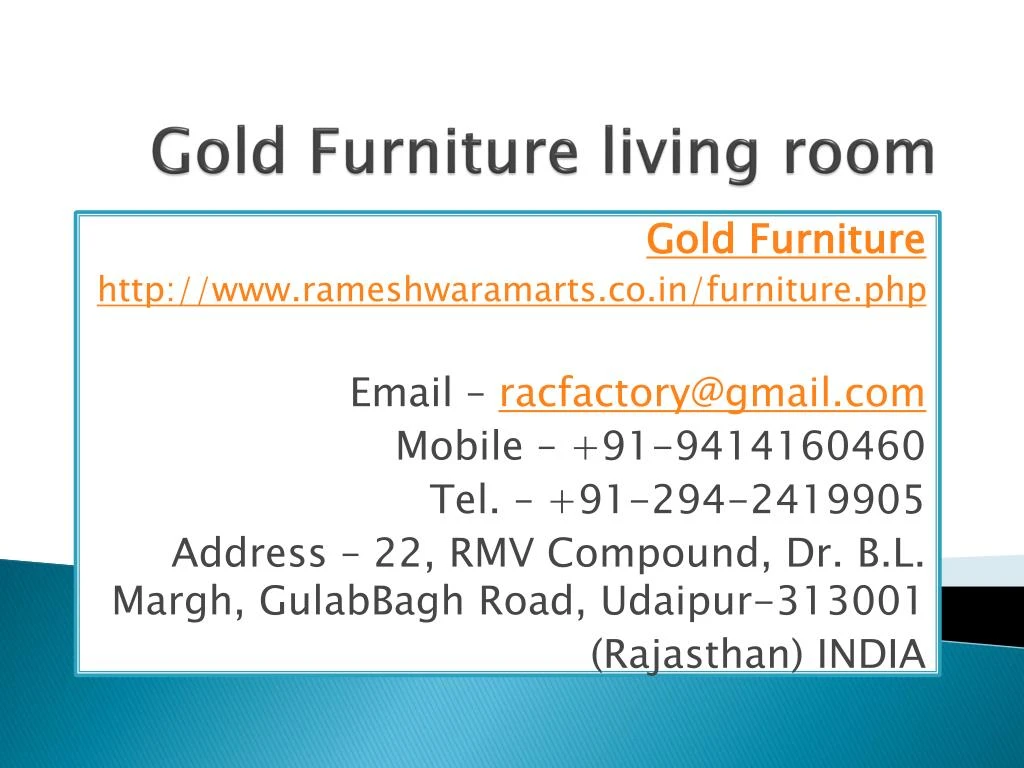 gold furniture living room