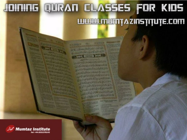 Joining Quran Classes for Kids