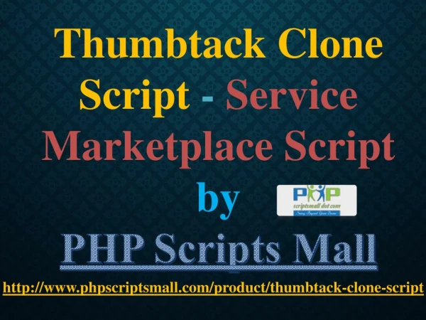 Thumbtack Clone Script